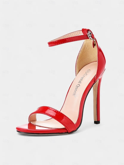 – Sandals for Metallic Wedding Heel Stiletto Sleek Women