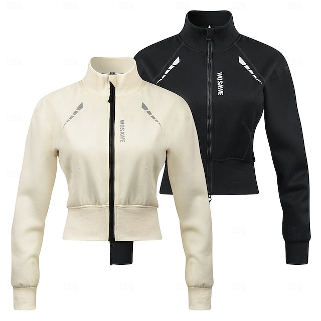 WOSAWE autumn and winter women's riding short jacket riding