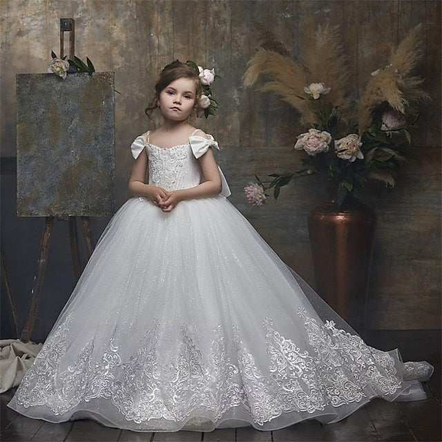 Princess Kid's Flower Girls' Dress Girl