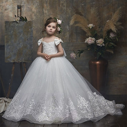 Princess Kid's Flower Girls' Dress Girl