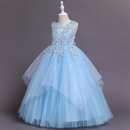 Dress Kid's Princess Flower Girl Girls'