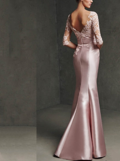 Dress Formal the Elegant of Mermaid Bride Evening Mother