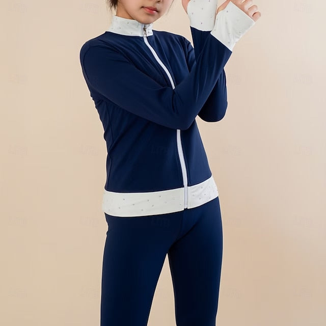 Figure Skating Fleece Jacket Figure Skating Pants Women's