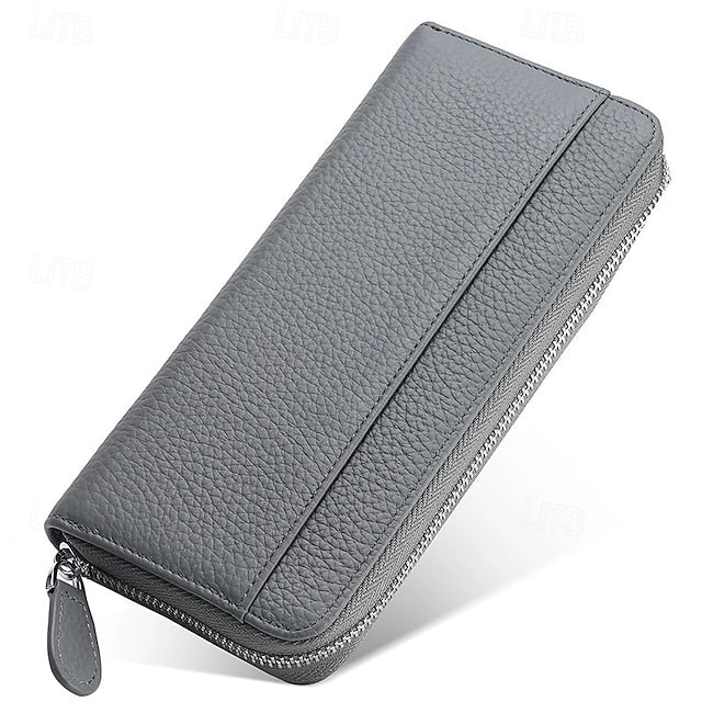 Cowhide Wallet Card Credit Leather Women's Holder