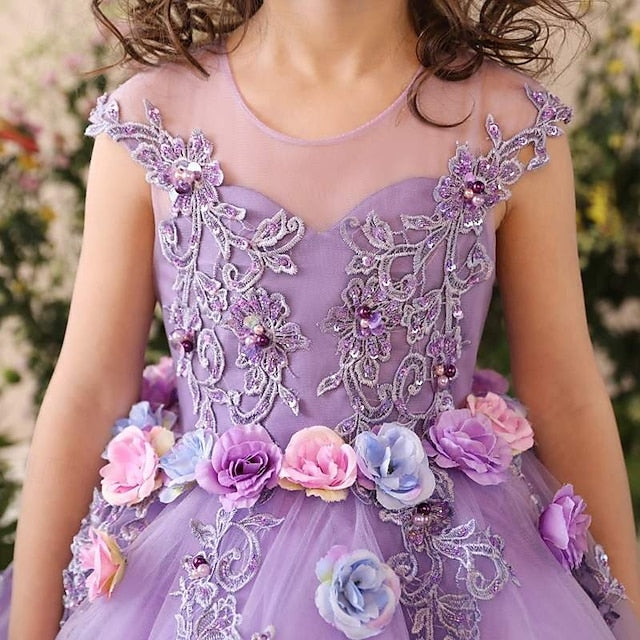 Dress Girls' Princess Kid's Girl Flower
