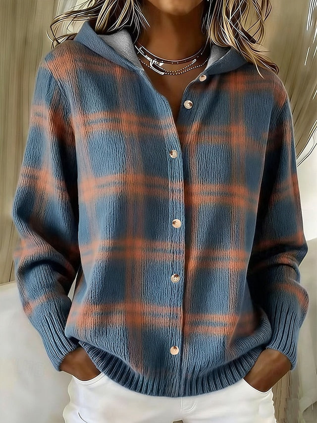 Women's Sweater Cardigan Elegant Streetwear Daily Solid