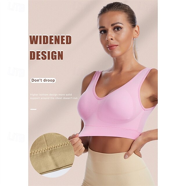 Women's Yoga Bra Pilates Bra Sports Bra Bra Top Push Up