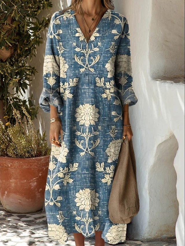 Women's Midi Dress Sundress A Line Dress Vacation Casual