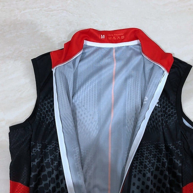 Men's Women's Cycling Vest Graphic Sleeveless Bike Top