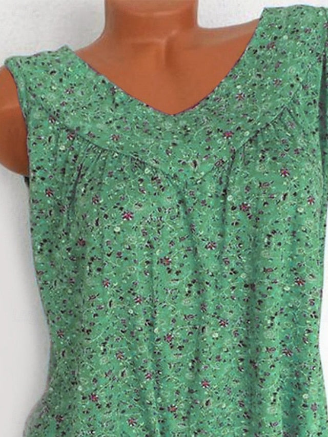 Women's Camisole Tank Top Print Floral Daily Casual
