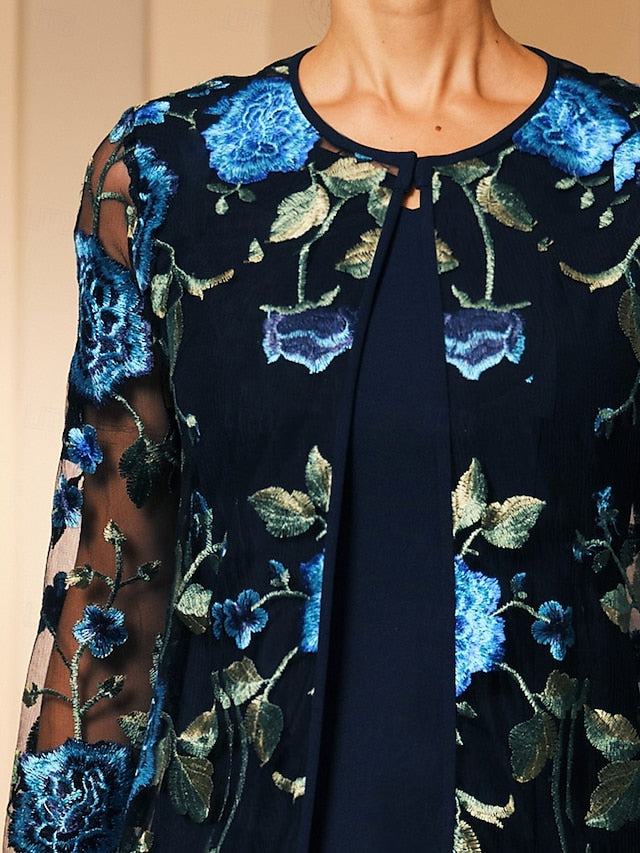Women's Cardigan Lace Embroidered Elegant Floral Formal