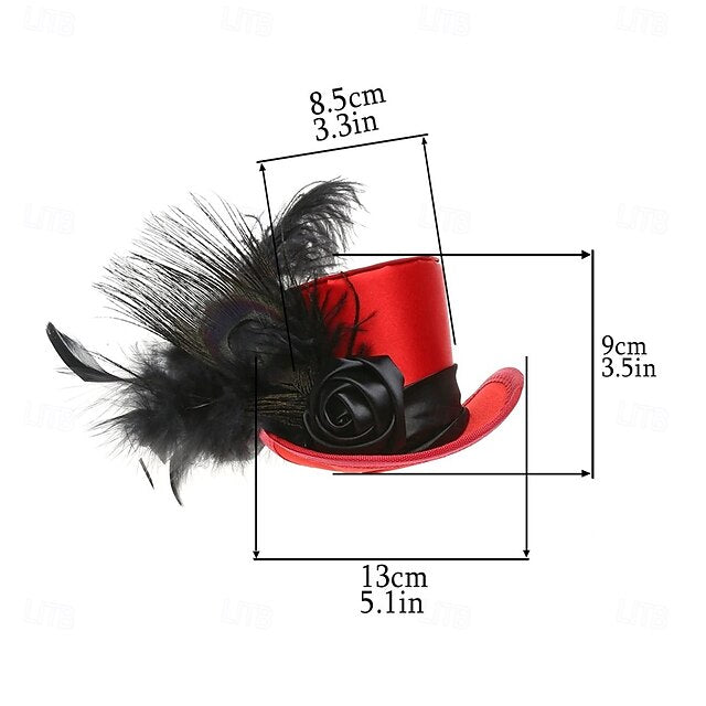 Fascinators Hat for Women Tea Party Headband Mini top Hats