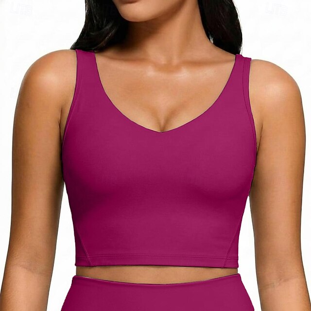 Women's Petite Athletic Tank Slim fit top Tunic Solid Color
