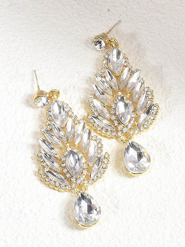 Women's Emerald – Green Crystal Earrings Drop