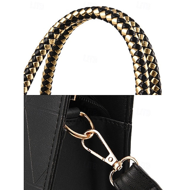 Handbag Faux with Elegant – Women's Pendant Pearl Leather