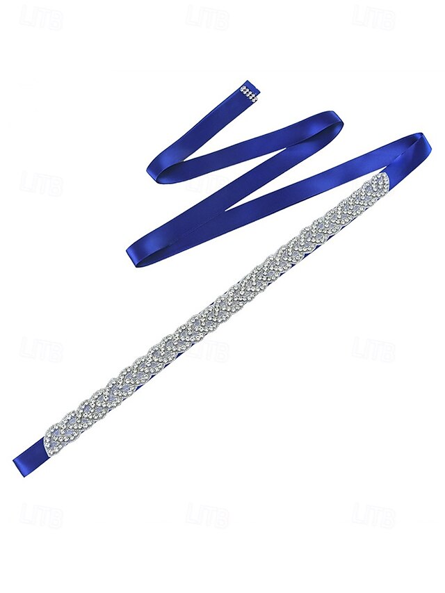 Bridal Waistband Wedding Rhinestone Elegant Crystal