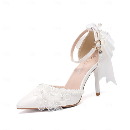 Wedding Party Women's White Shoes