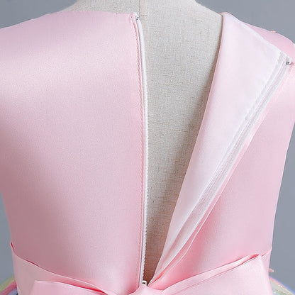 Flower Party Kids Dress Girl Sleeveless Girls' Floral