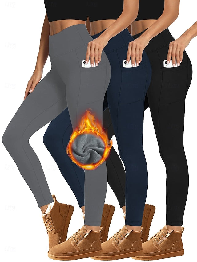 Women's Fleece Lined Leggings Tights Leggings Vacation