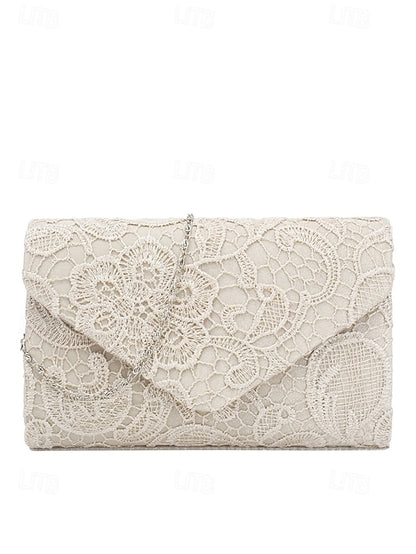 Women's Clutch Lace Chain Bag Evening with Strap