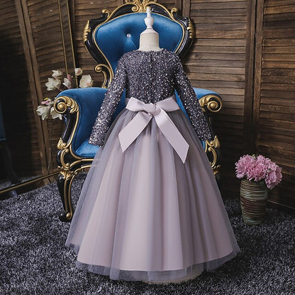 Girl Girls' Dress Flower Party Performance