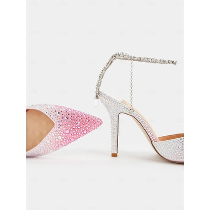 - Crystal Stiletto with Gradient Women's Heels Slingback