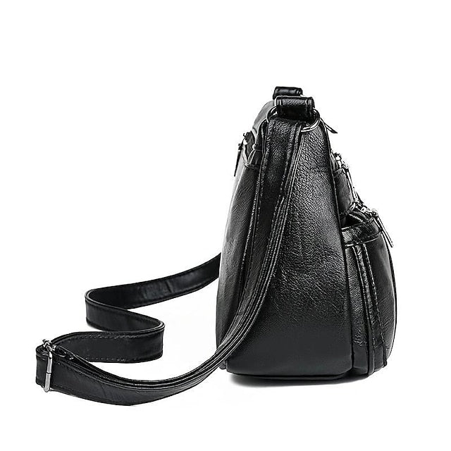 Crossbody Black Stylish Women's Bag – Faux Leather