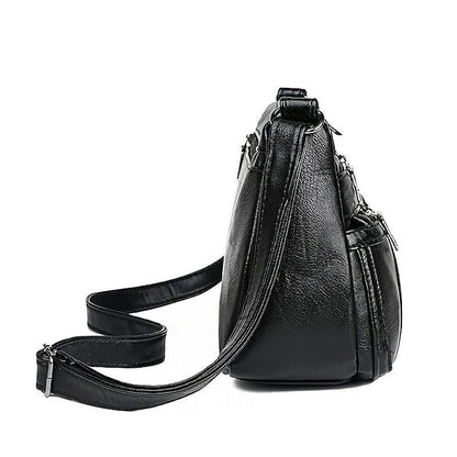 Crossbody Black Stylish Women's Bag – Faux Leather