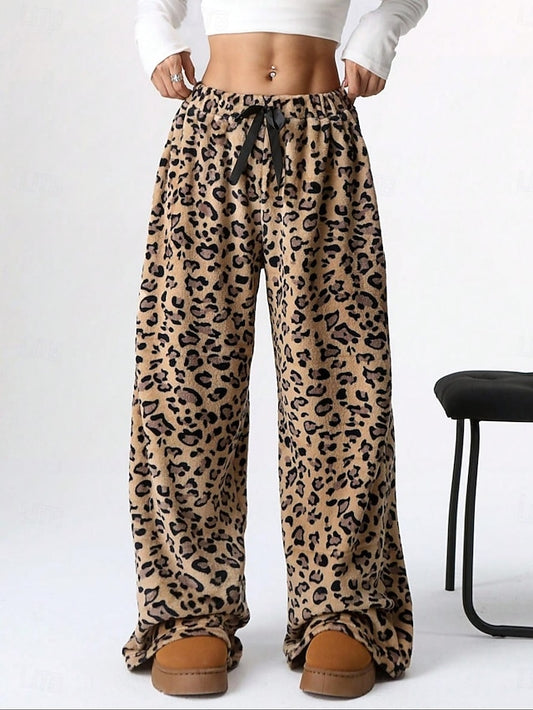Women's Wide Leg Chinos Vacation Fashion Streetwear Full
