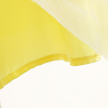 Bell Princess Fairytale Tiana Theme Dress Girl Tinker Flower