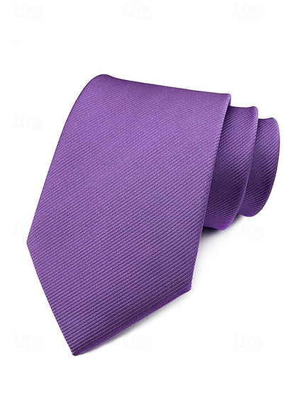satin Men's tie striped
