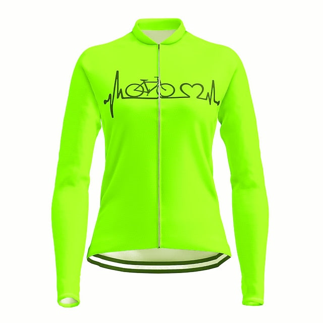 21Grams Racing Cycle Heartbeat Women's Long Sleeve Cycling